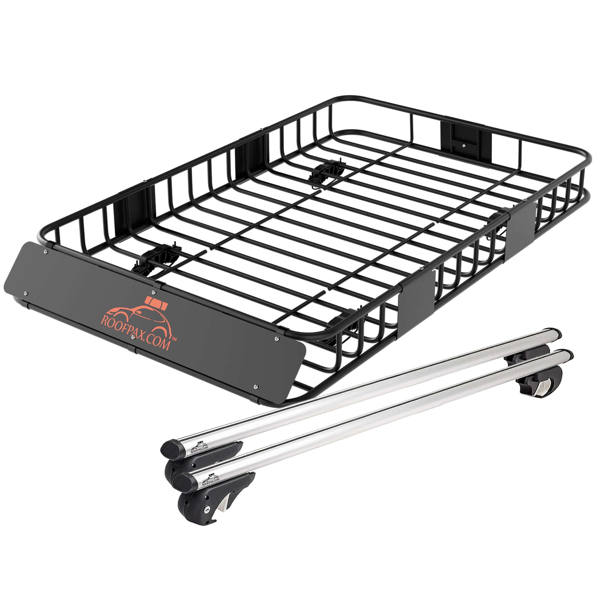 Roof Rack For Raised Side Rails And Roof Rack Basket Bundle Roofpax 9778