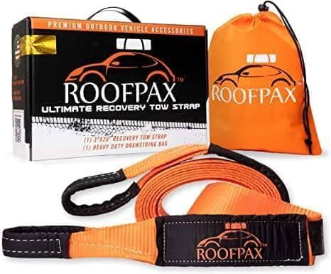 Best Recovery Kit - 30ft Tow Strap & Shackle Kit - Off Road