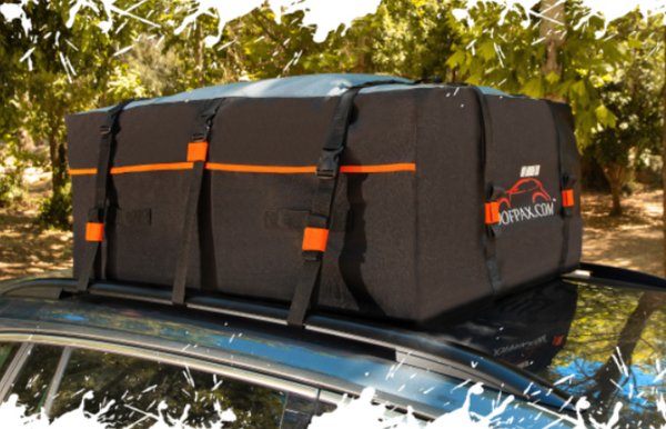 How much can a 15 Cubic Feet Roof Bag Hold?