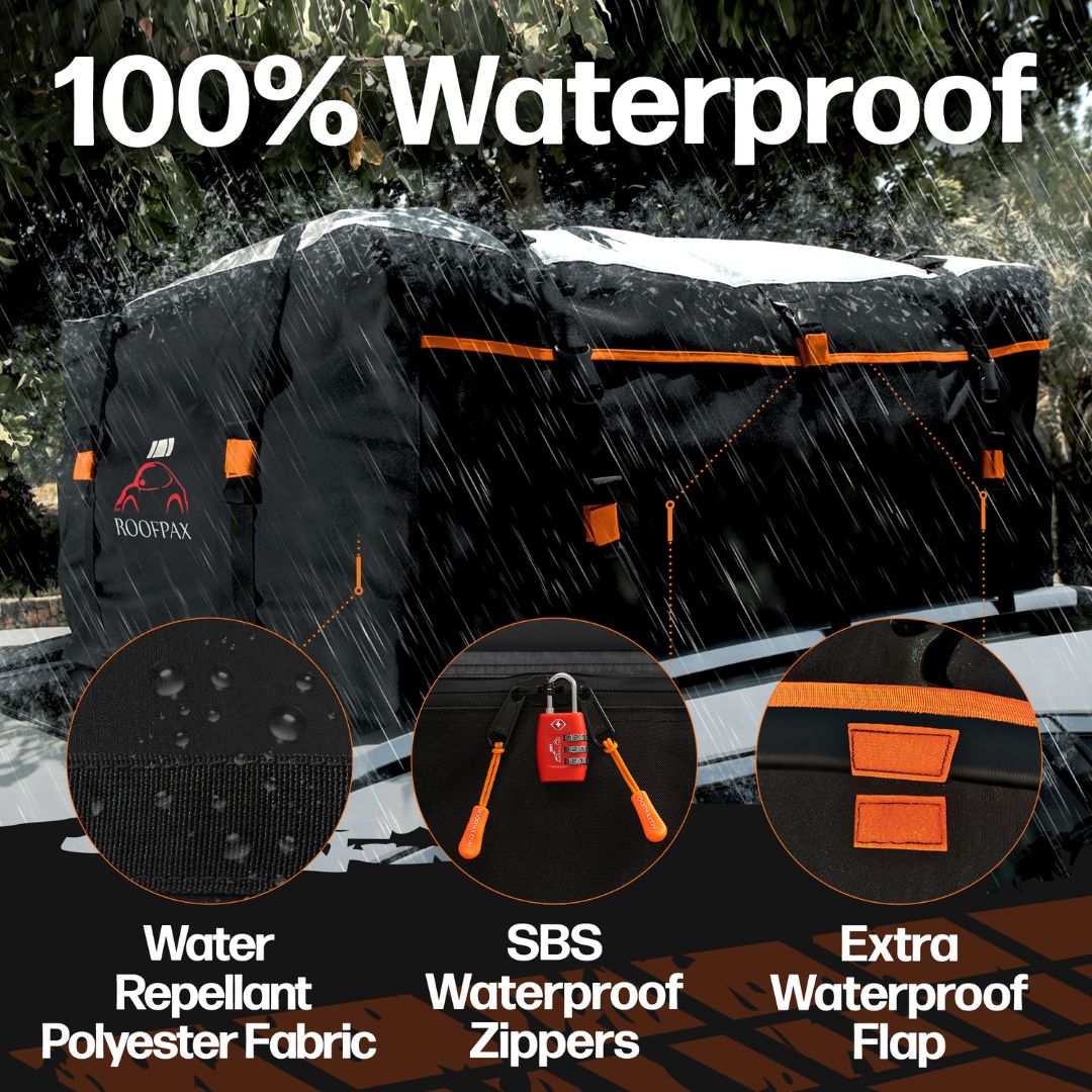 RoofPax Bag + Car Roof Basket Bundle